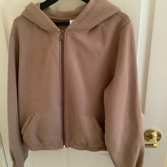 Smash and Tess light brown hoodie. Large. Barely worn - Picture 1 of 3